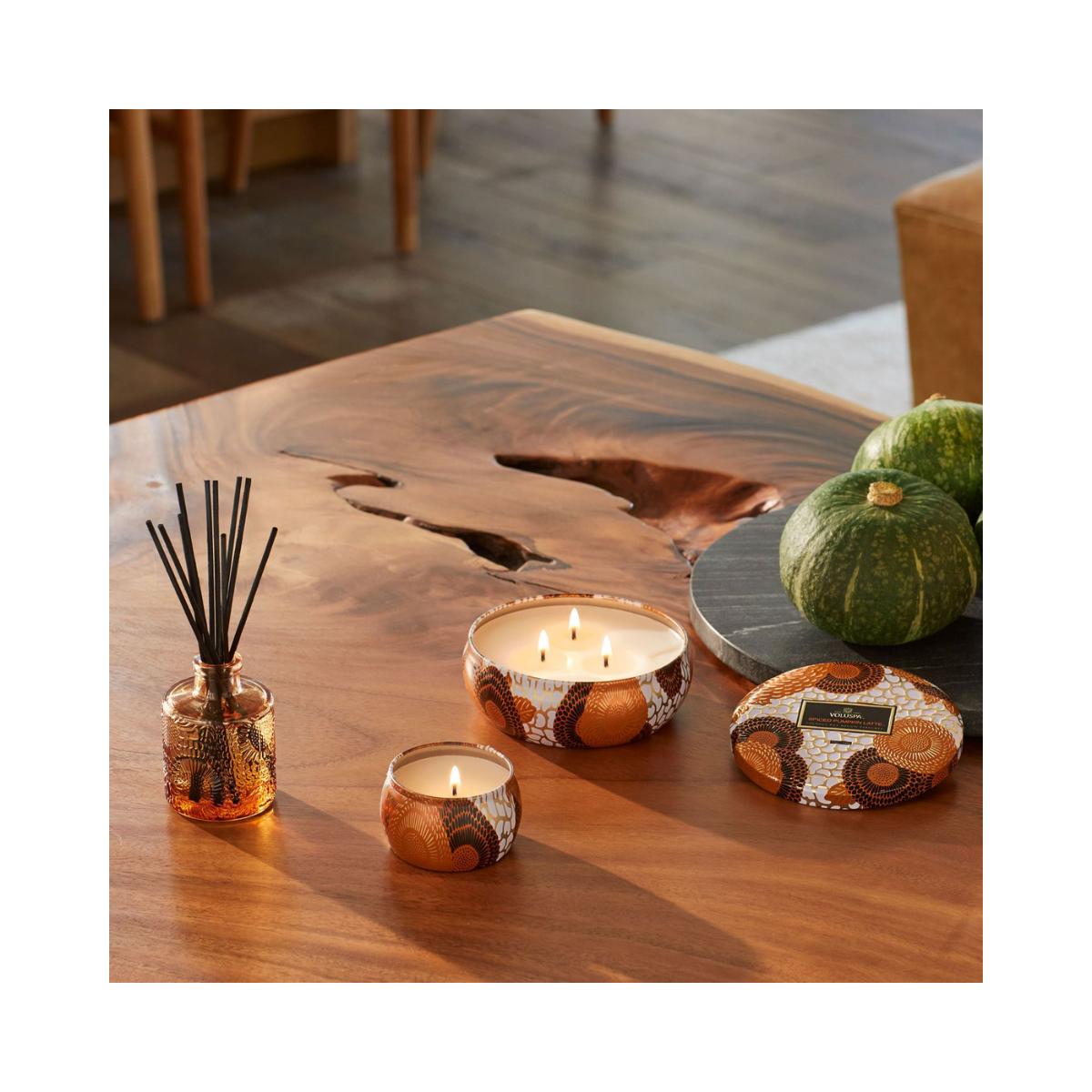 Spiced Pumpkin Latte Metall Mini