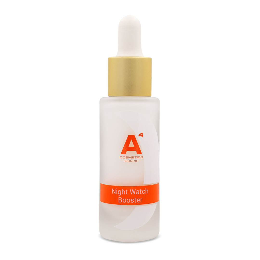 A4 Cosmetics Night Watch Booster, Nachtserum für Hauterneuerung, Anti-Aging Hautpflege