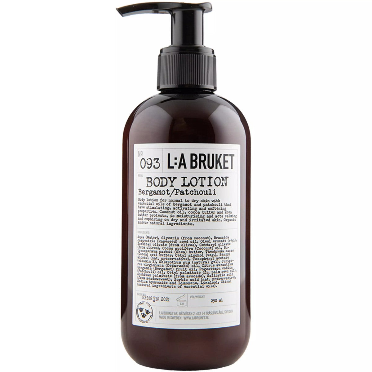 Body Lotion Bergamot/ Patchouli