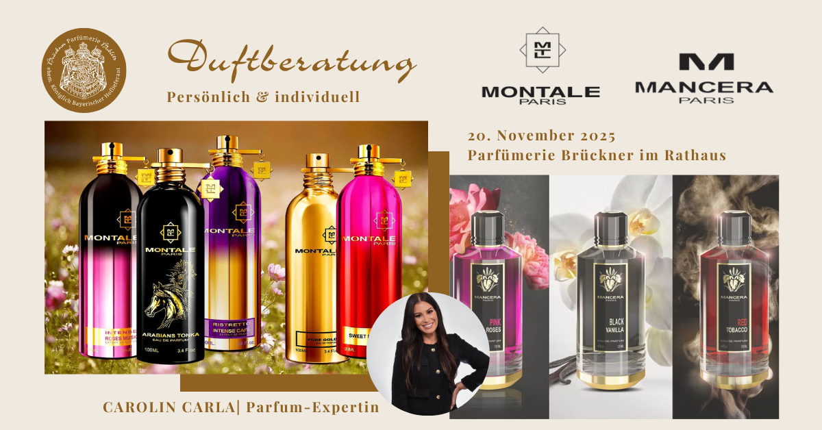 Duftberatung mit Montale und Mancera am 20.11.2025