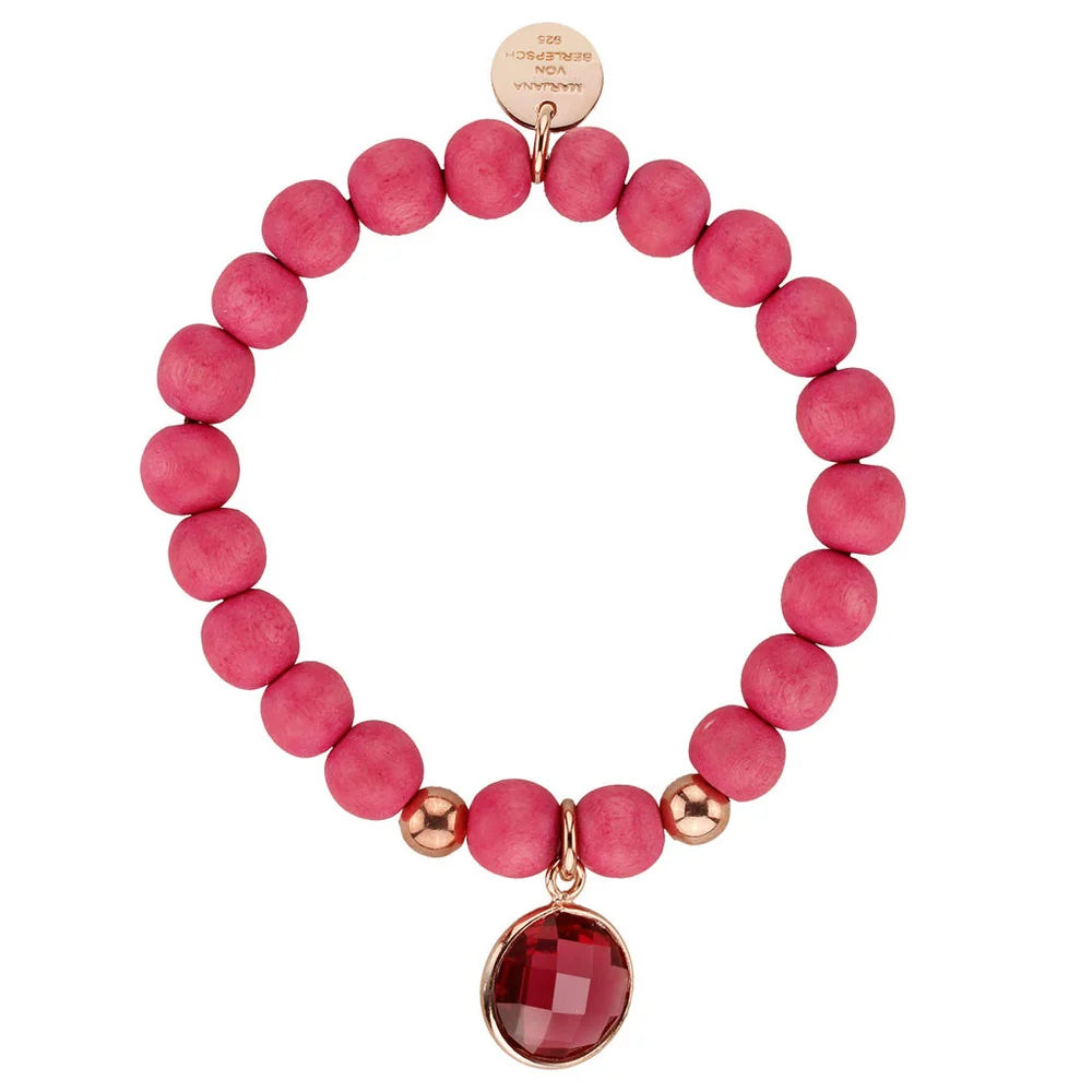 Marjana von Berlepsch ELSA ARMBAND PINK PINKER QUARZ