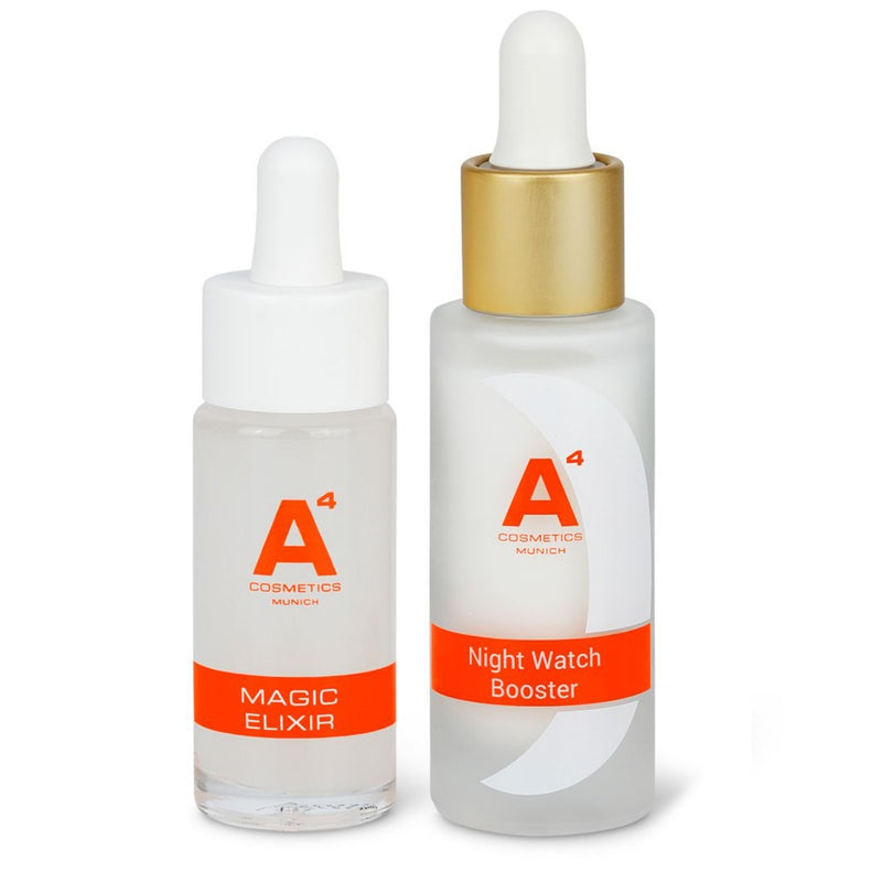 A4 Cosmetics Day & Night Power Duo, Anti-Aging Seren-Set, 24h Pflege für glatte Haut