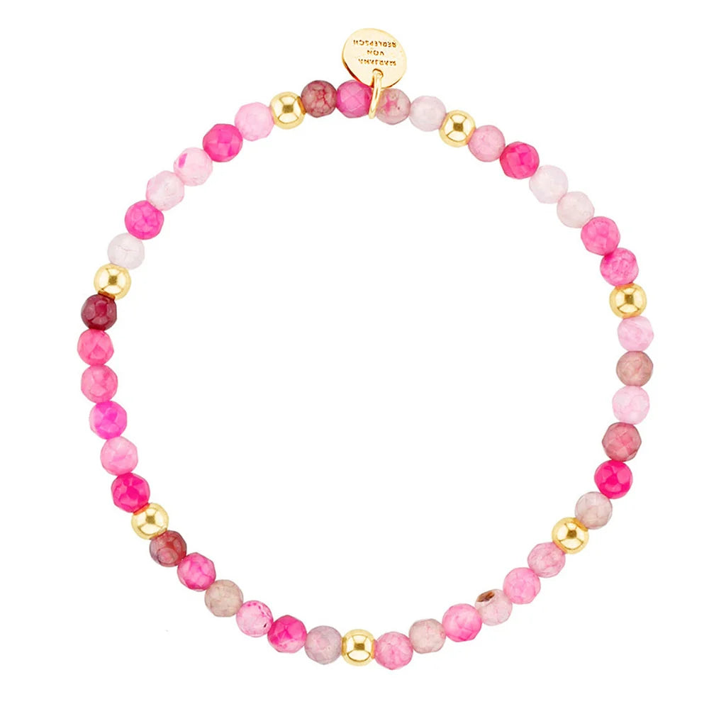 Marjana von Berlepsch TILA ARMBAND PINKMIX/SILBER