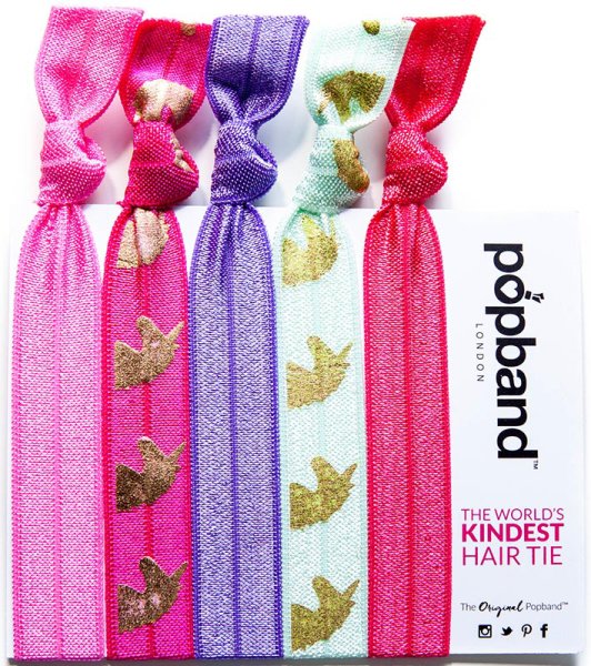Popband Haargummi Printed Unicorn