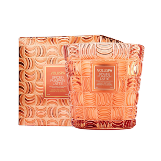Voluspa Spiced Pumpkin Latte Dreidocht Glas Product