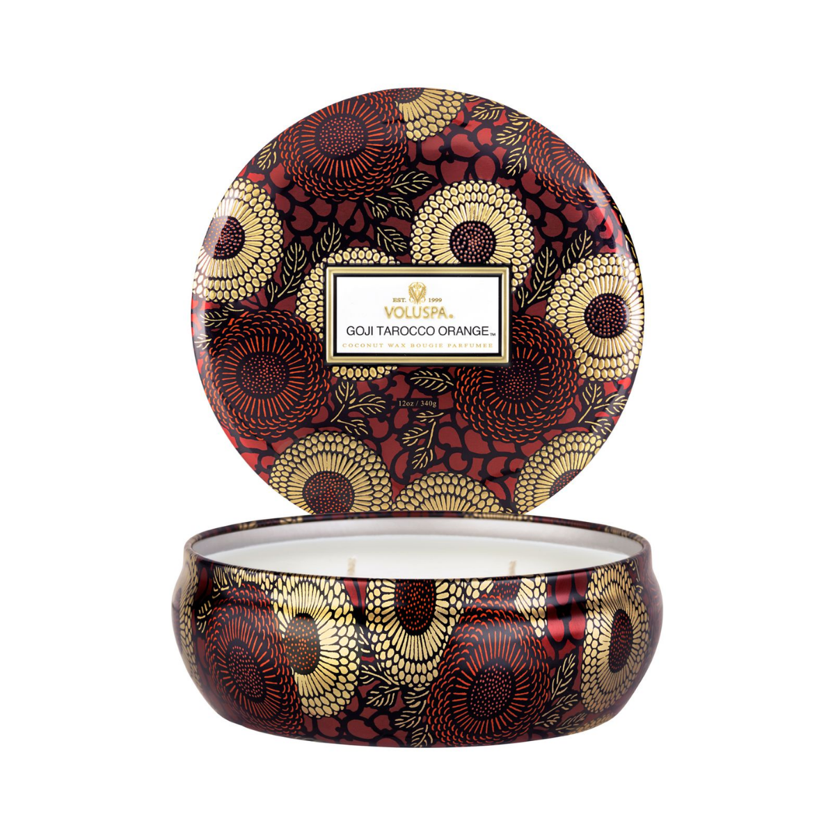 Goji Tarocco Orange Dreidocht Metall