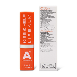 KISS & HELP Lipbalm A4 Cosmetics, Intensive Lip Care, Anti-Aging Lip Balm