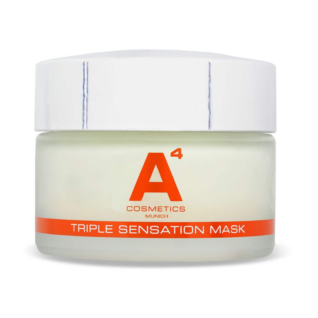 A4 Cosmetics Triple Sensation Mask, Luxuriöse Regenerationsmaske, Intensive Feuchtigkeitsversorgung