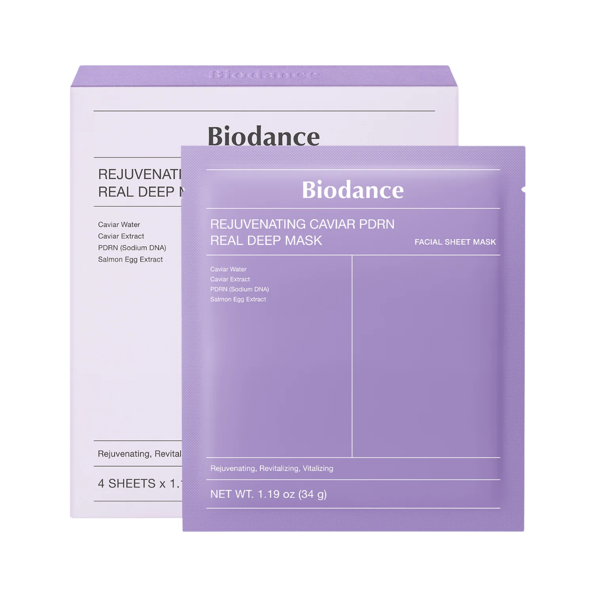 Rejuvenating Caviar PDRN Real Deep Mask