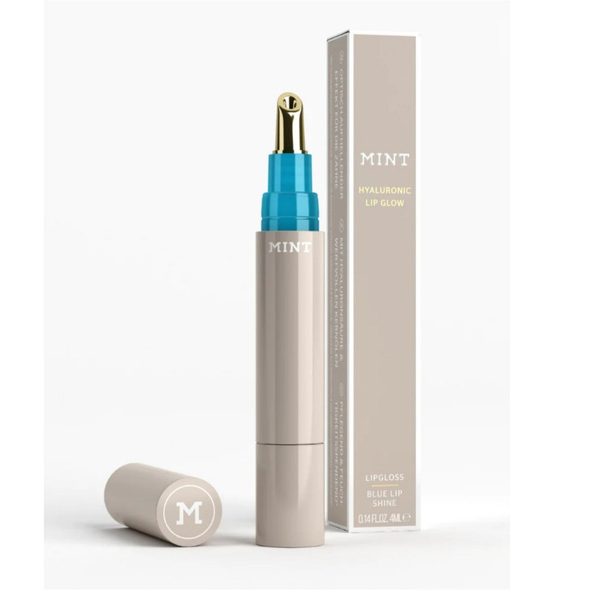 Mint Blue Lip Shine Hyaluronic Lip Glow