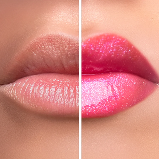 By Terry Baume de Rose Glow Gloss 2 Pink Pong auf den Lippen
