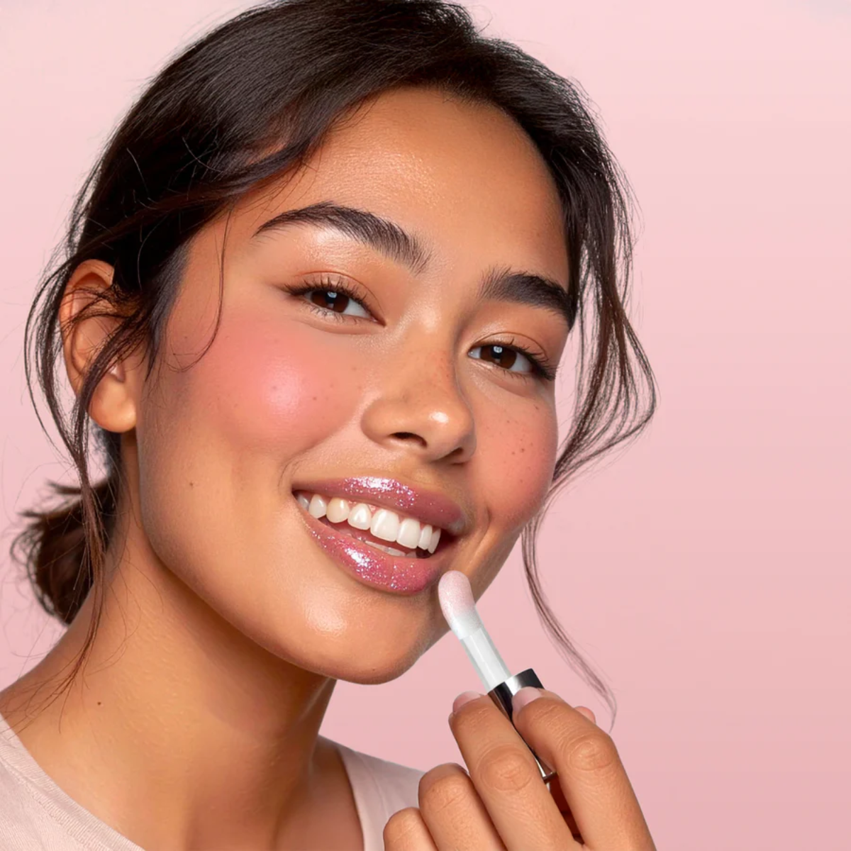 Baume de Rose Lip Oil Serum Crystal Rose