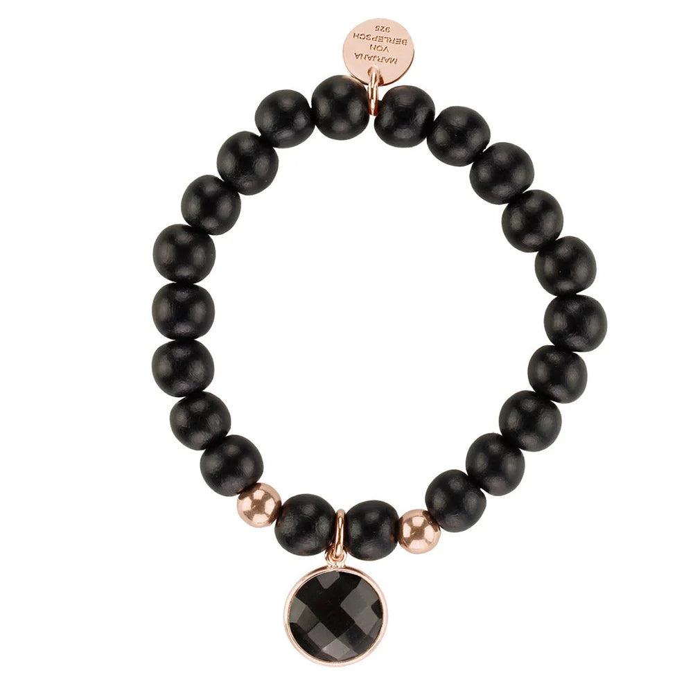 Marjana von Berlepsch ELSA ARMBAND SCHWARZ SCHWARZER MONDSTEIN