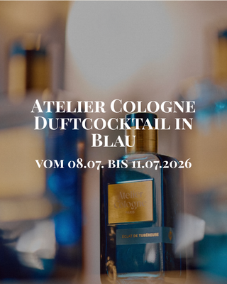 Atelier Cologne Duftcocktail in Blau bei Brückner am Rathaus