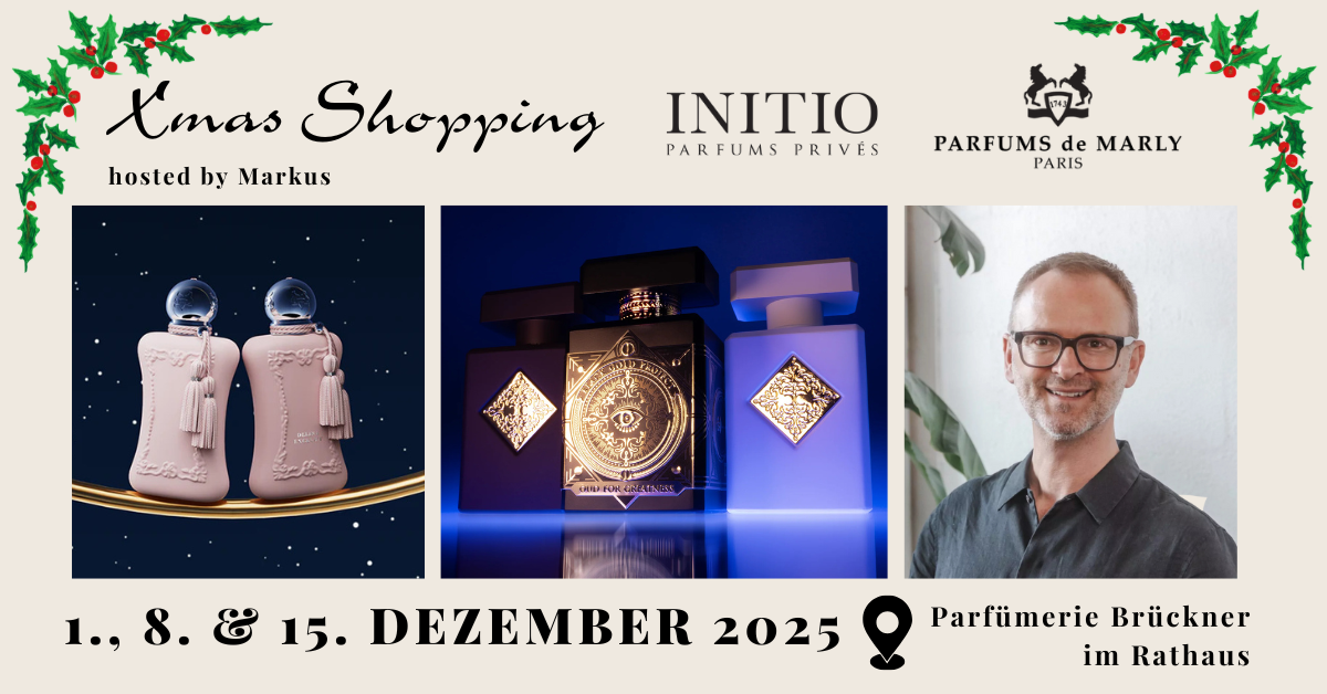 Weihnachtsshopping mit Initio und Parfums de Marly am 1., 8. und 15.12.2025