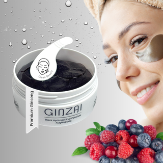 Ginzai Black Hydrogel Eye Patches Mood