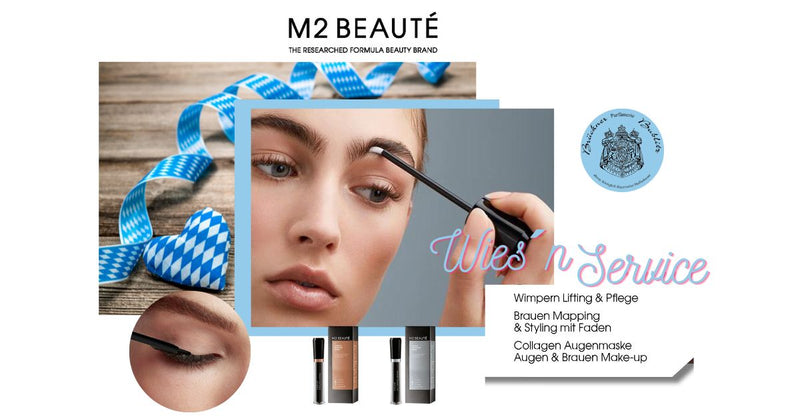 Wimpern & Brauen Wiesn-Styling by M2Beauté am 27.9. und 28.9.2023