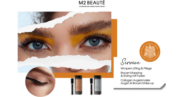 Wimpern & Brauen Styling by M2Beauté am 14.11.23