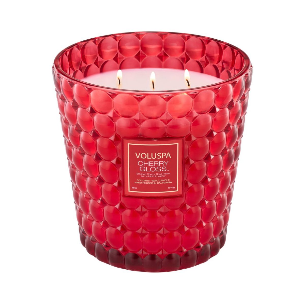 Cherry Gloss Dreidocht Glas