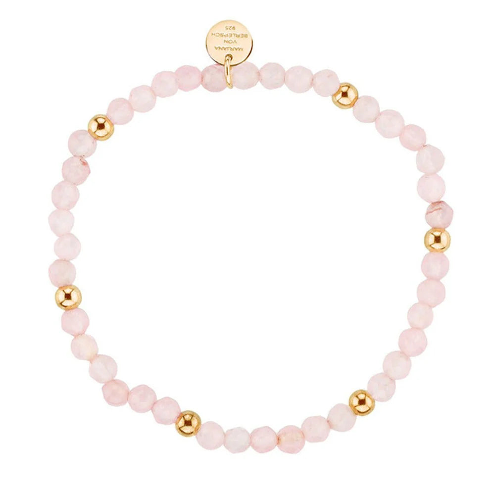 Marjana von Berlepsch TILA ARMBAND ROSENQUARZ GOLD