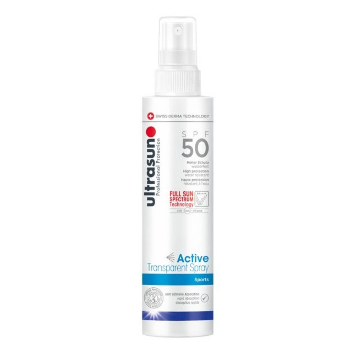 Active Transparent Spray SPF 50