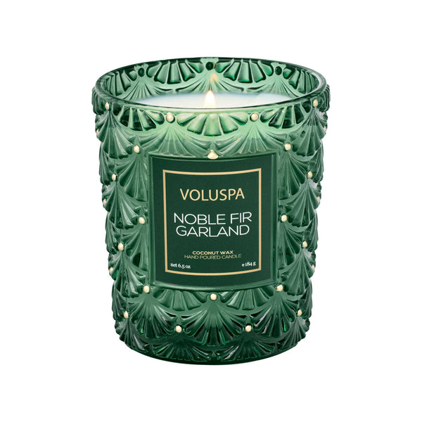 Noble Fir Garland Glas