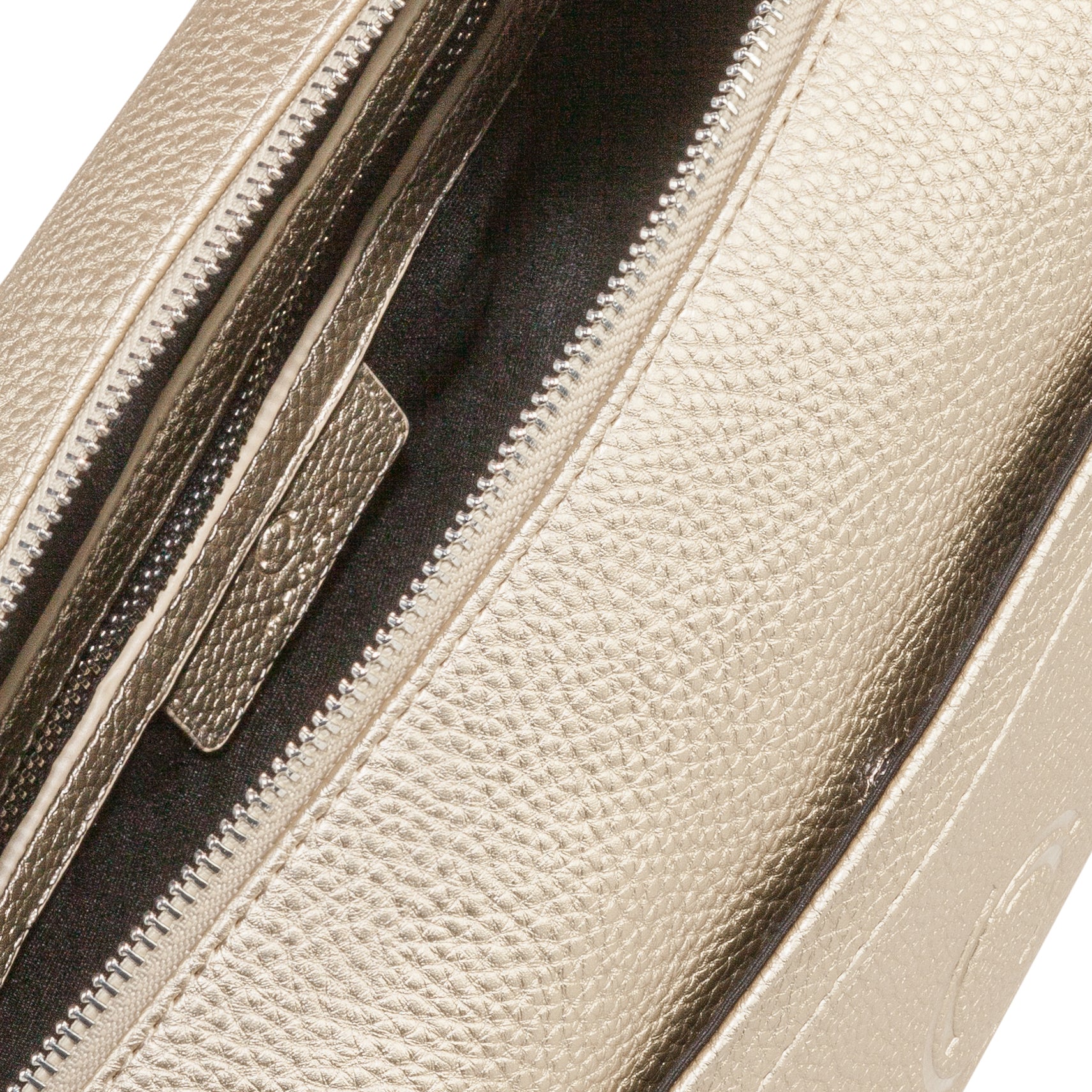 2 in 1 Kulturtasche gold