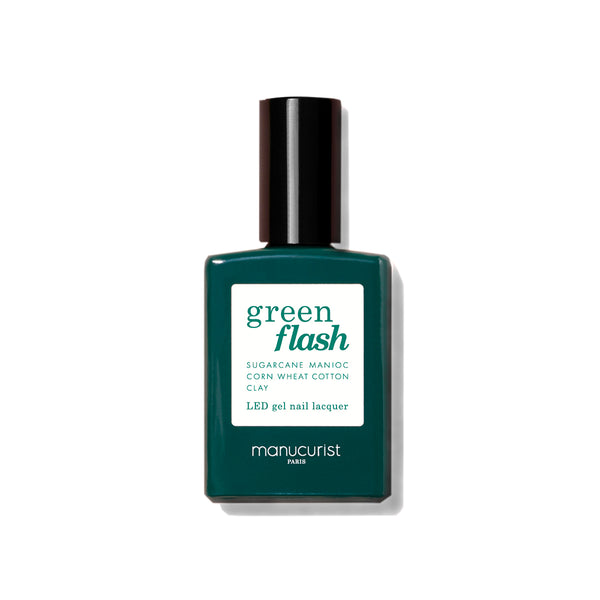 Green Flash Nail Colour Milky White
