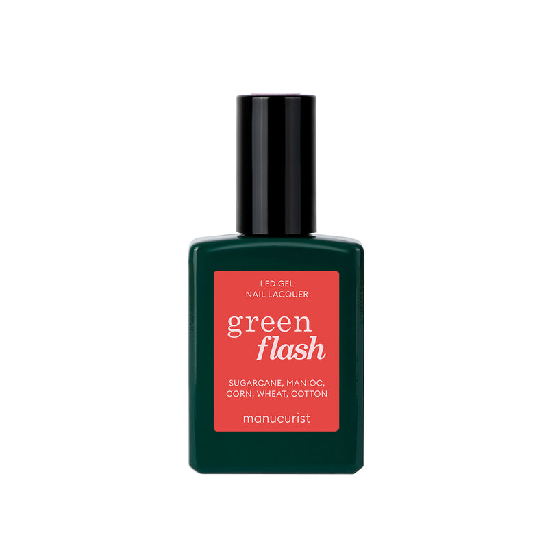 Green Flash Nail Colour Red Cherry