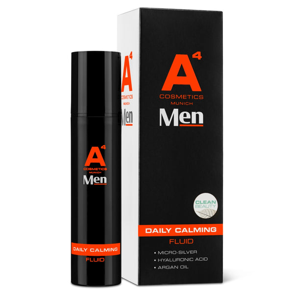A4 Daily Calming Fluid, Aftershave für Männer, Pflegendes Aftershave Fluid