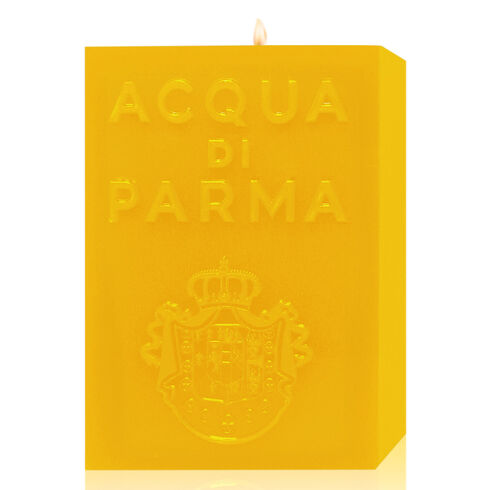 Cube Candle Colonia yellow