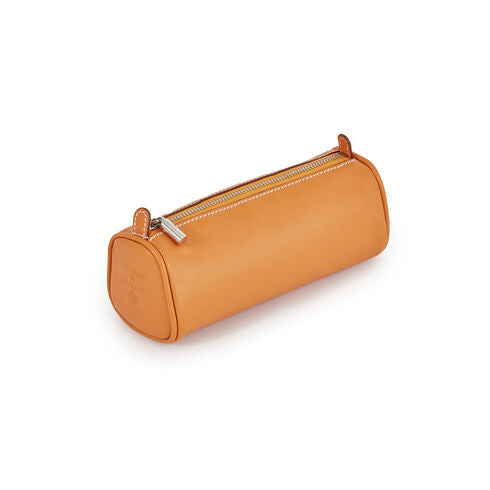 Cylindrical Zip Case Large yellow