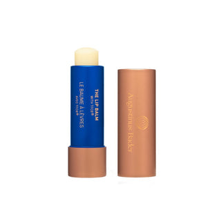 Augustinus Bader Anwendung des Lip-Treatments, Vorher und nachher Bilder von Lippen, Packshot des Lip-Treatments