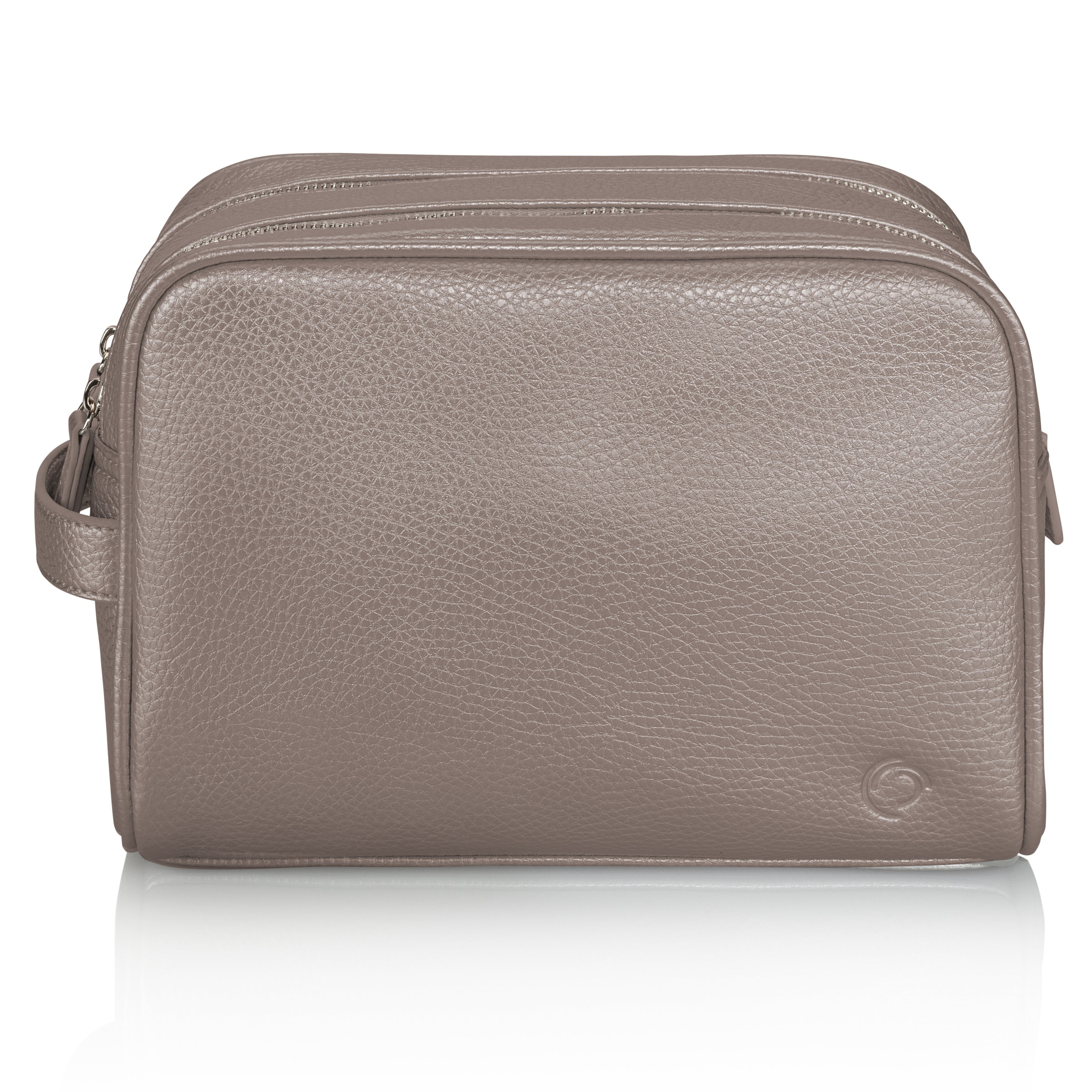 Double Zip Compact greige