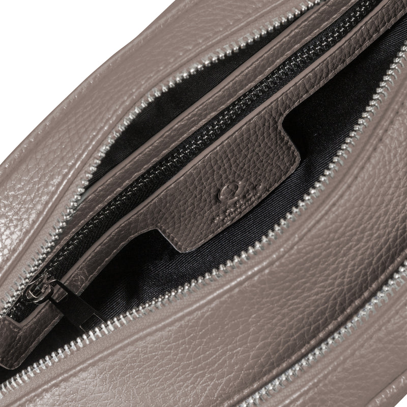 Double Zip Compact greige