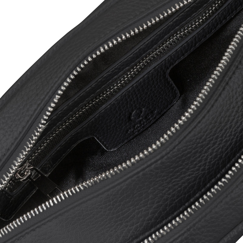 Double Zip Compact schwarz