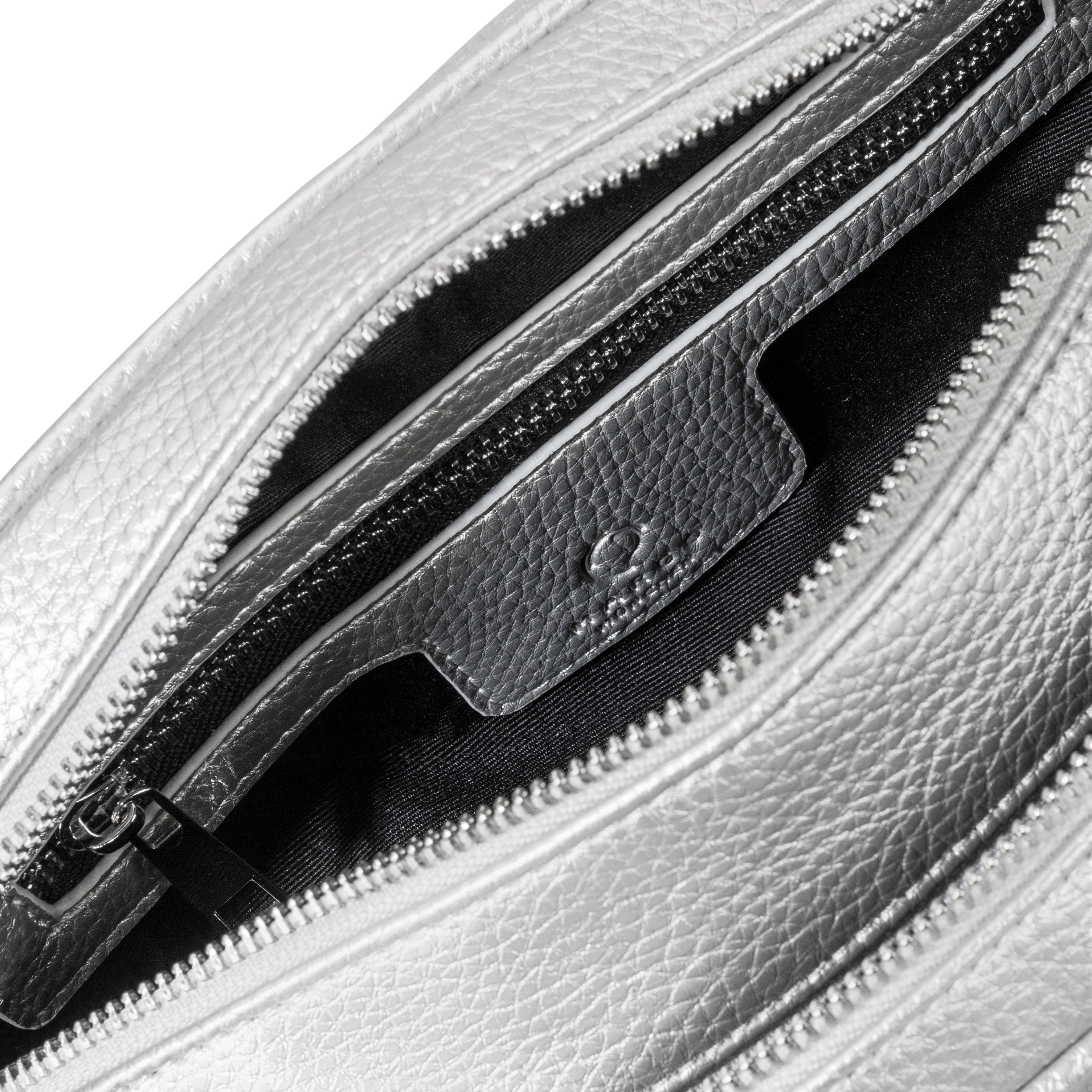 Double Zip Compact silber