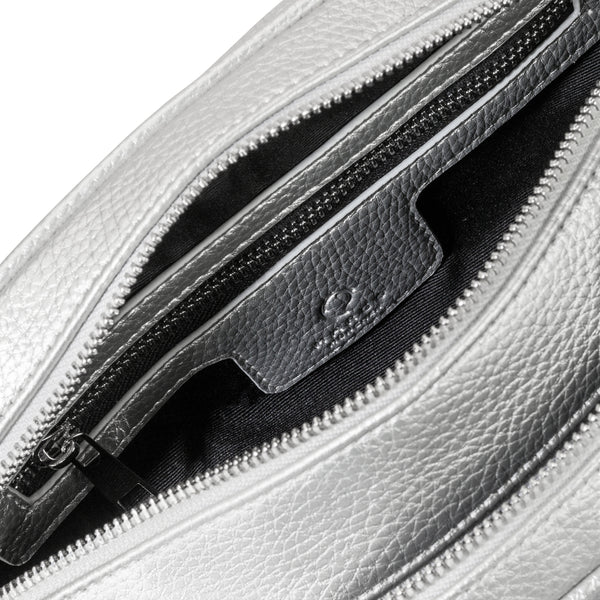 Double Zip Compact silber