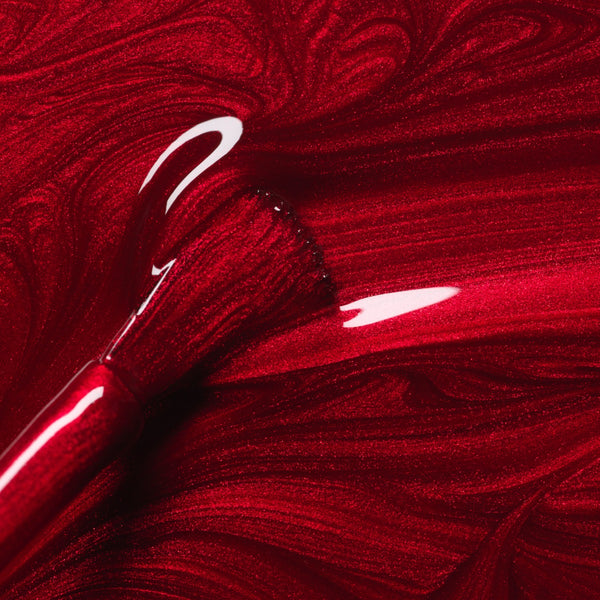 Green Flash Nail Colour Red Hibiscus