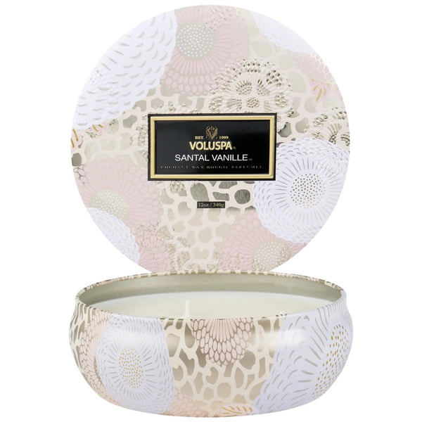 Santal Vanille 3 Docht Metall