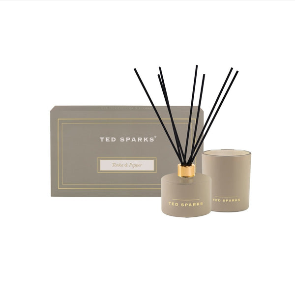 Tonka & Pepper Gift Set Diffuser & Candle